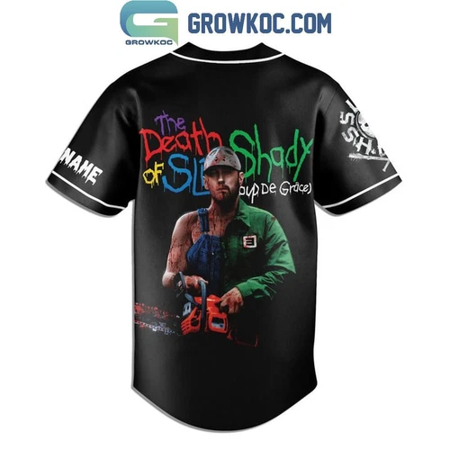 Eminem Coup De Grace Slim Shady Personalized Baseball Shirt