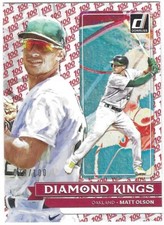 2022 Donruss One Hundred #13 Matt Olson DK ATHLETICS BRAVES /100 