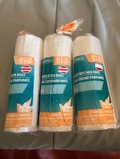 105 BAGS Vanilla Scented TALL KITCHEN Trash Bags 3 PKS 35ct each 13 Gallon Bags
