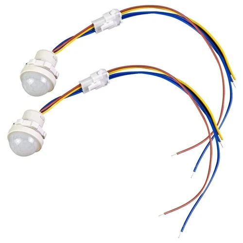 2/4X Mini Bewegungsmelder Einbau Infrarot Sensor Schalter lampe PIR LED 220V - Bild 11 von 14