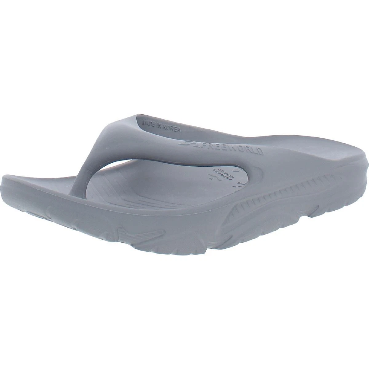 Freeworld Australia Mens Gray Slip On Flip Flops Shoes 43 Medium D BHFO 2903