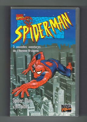 SPIDER-MAN - SPIDER-MAN WIRD SCHWÄCHER - 1996 - VHS VIDEOKASSETTE - GUTER ZUSTAND