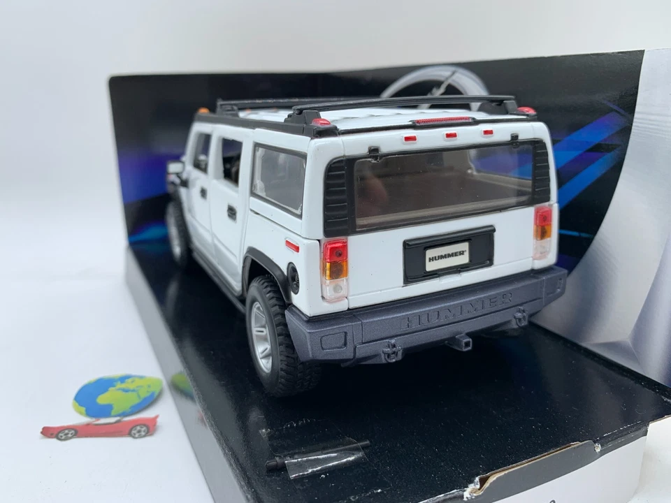 Maisto Hummer H2 Suv 2003, modello in scala 1:24-1:25, (2646) , vintage - Immagine 4 di 4