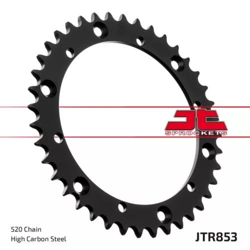 JT Steel Rear Sprocket 49T 49 Tooth Yamaha YZ125 1987-1998 - Foto 1 di 10