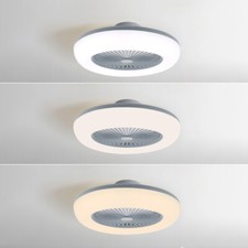 42", 52" Remote Control Ceiling Fan With LED Light Adjustable Wind Speed Timer