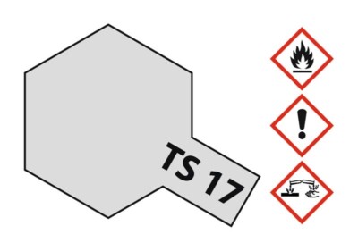 Tamiya Acryl Sprühfarbe TS-17 Aluminium Silber glänzend 100ml - 85017