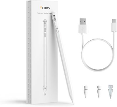 YEBOS Stylus Pen for Apple iPad, with Signal Adjustable Nibs, withPalm Rejection