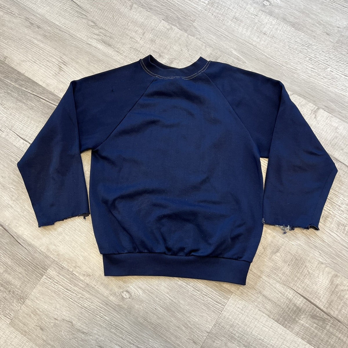 Vtg 1950s/60s Kodel Polyester Crewneck Sweater Sz Medium Blue 