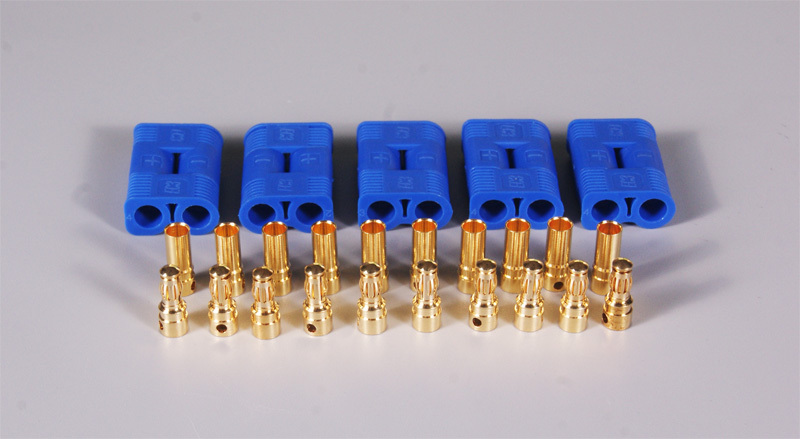 5 Pairs EC3 Banana Plug Male Female Bullet Gold Connector For RC Motor ESC LiPO