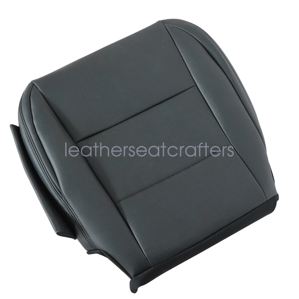 Cubierta de asiento de cuero inferior de pasajero negra para Lexus GS200t GS350 GS450 2013-2020 Foto 3 de 4