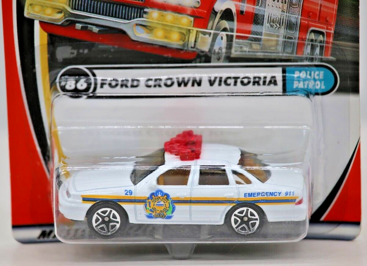Matchbox Police Patrol Series #86 Ford Crown Victoria Ocean City NJ 1:64 Scale