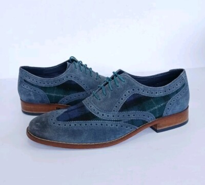 Cole Hann Nike Air Colton Wing Tip Gray Shoes Size 9 s-l400.jpg main image 3