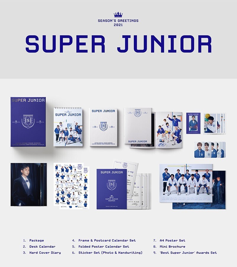 SUPER JUNIOR 2021 Season's Greetings (DVD Region Code : All) | eBay