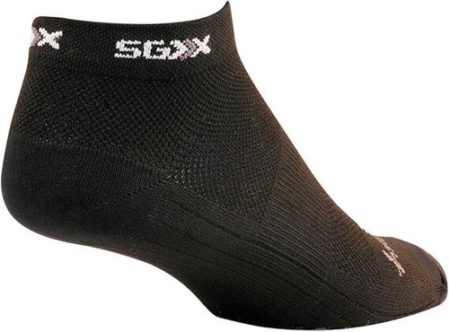 SockGuy, Adults' SGX Socks - Small/Medium, 1.5 Inches Black