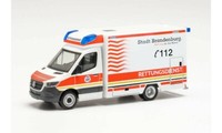 Herpa 096591 - Mercedes-Benz Sprinter ‘18 Fahrtec Rtw - Brandenburg. 1:87