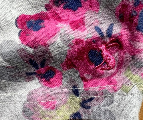 Joules Grey Floral Jersey Skirt - Age 9-10 - Picture 5 of 5