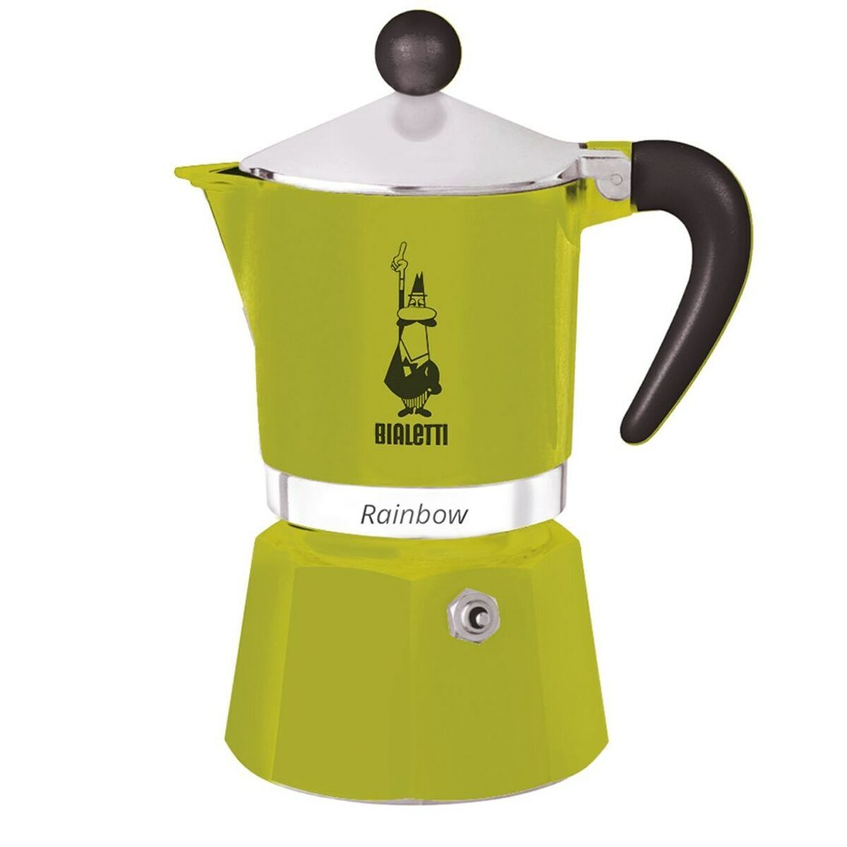 Caffettiera Italiana Bialetti Rainbow Verde Alluminio Termoplastico 270 ml