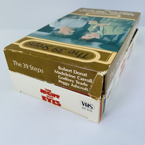 VHS Lot Classic Mystery Thrillers The Night Has Eyes, The 39 Steps by Hitchcock - Picture 7 of 15