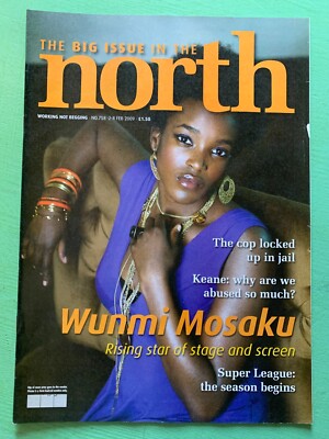 BIG ISSUE mag 02-February-2009 Wunmi Mosaku Keane Pete Cohen Armando Iannucci UK
