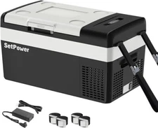 Setpower MC20 Car Refrigerator Portable Fridge Freezer Camping Traval Road Trip