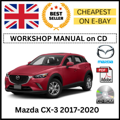 Mazda CX-3 2017-2020 Werkstatthandbuch Service Reparaturanleitung auf CD