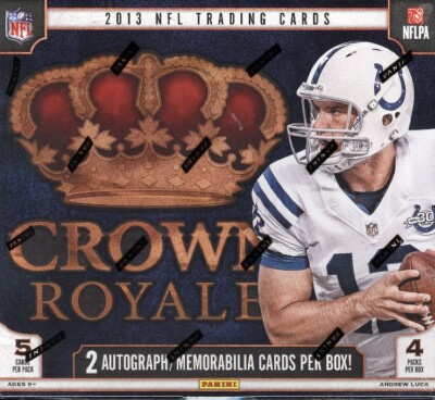 2013 PANINI CROWN ROYALE FOOTBALL RETAIL BOX BLOWOUT CARDS