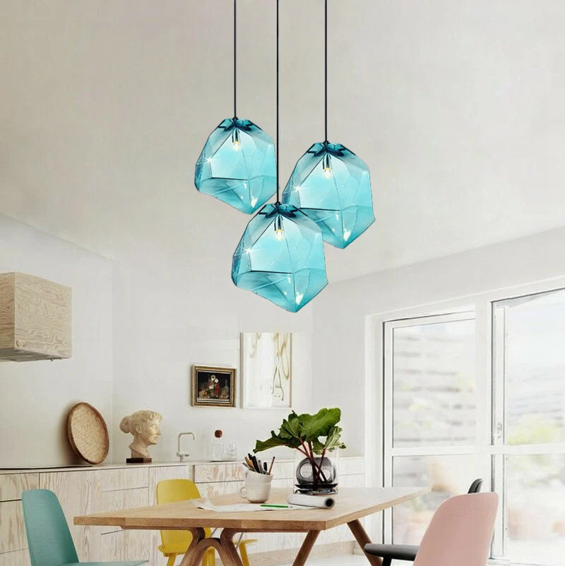 Blue ceiling on sale pendant light