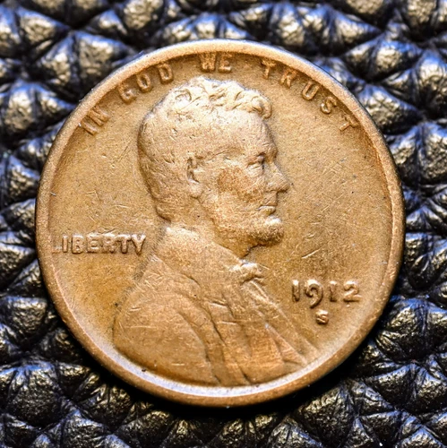 1912-S Lincoln Cent ~ FINE Condition - COMBINED SHIPPING!