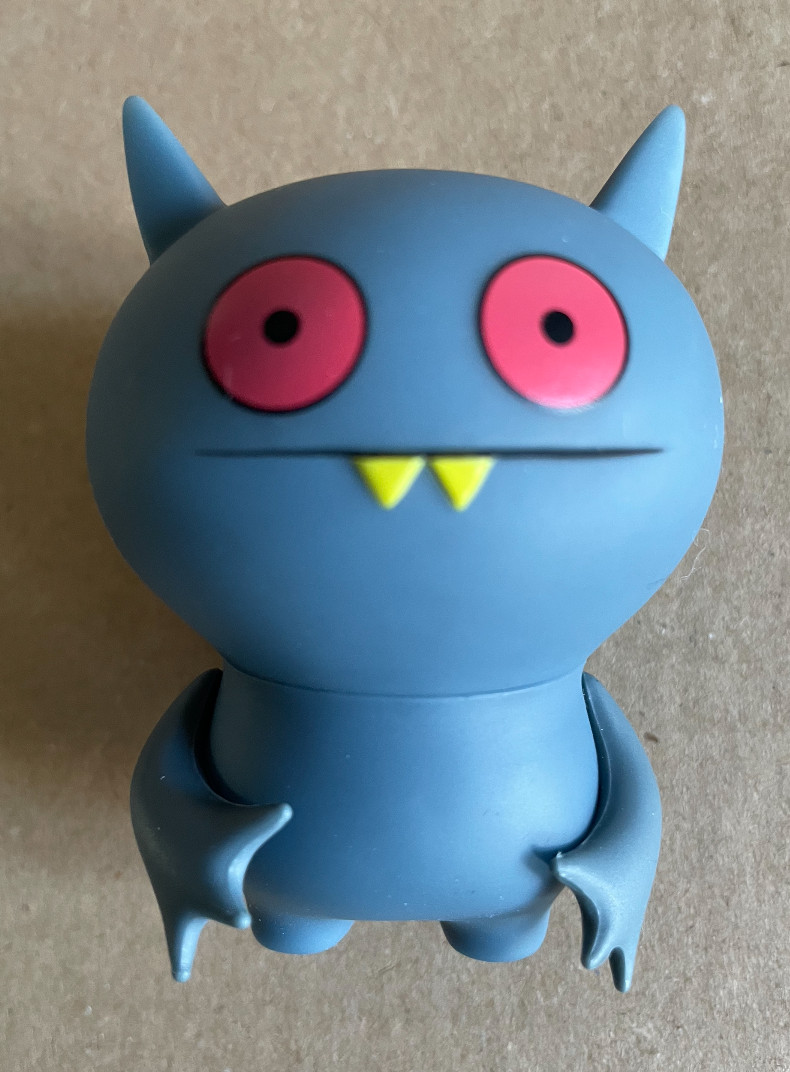 Figurine Uglydoll Poe Série 2 de 2009 Rare en Vinyle de 3 Pouces