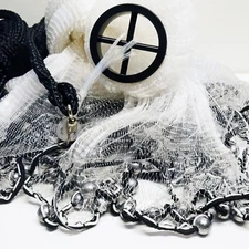 1/4" Mesh Cast Nets. Custom Built For The Florida Keys. Pilchards-Whitebait Net.