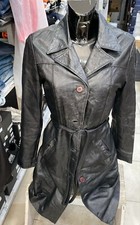 Giacca In Pelle Modello Trench