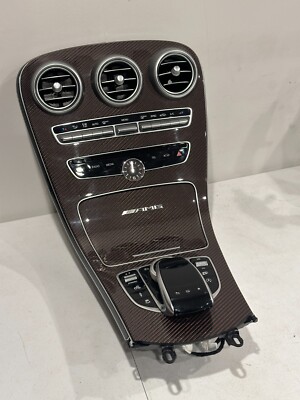 メルセデスベンツ　w205 AMG c63 純正センターパネル MERCEDES C63S EDITION 1 W205 RED CARBON FIBER CENTER CONSOLE TRIM