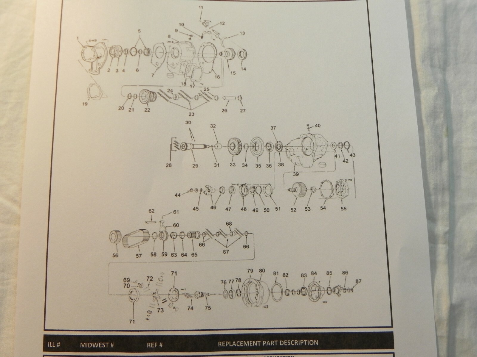 NP203 Chevy Dodge Ford FORK LOCKOUT 3820879 / D4TZ7289B / 6259150 60