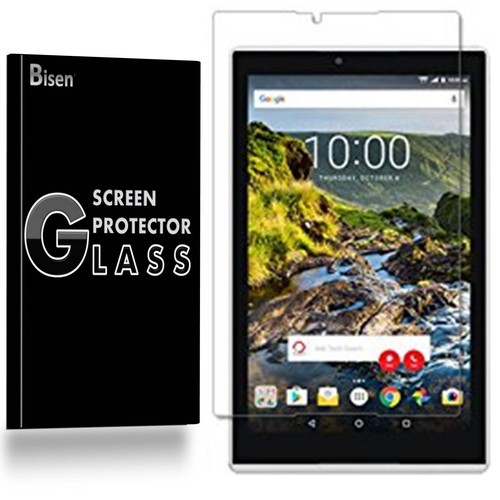 Verizon Ellipsis 8 HD (2016) [2PACK BISEN] Tempered Glass Screen