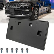 For Jeep Grand Cherokee 2022-2024 Front License Plate Frame Tag Holder Bracket