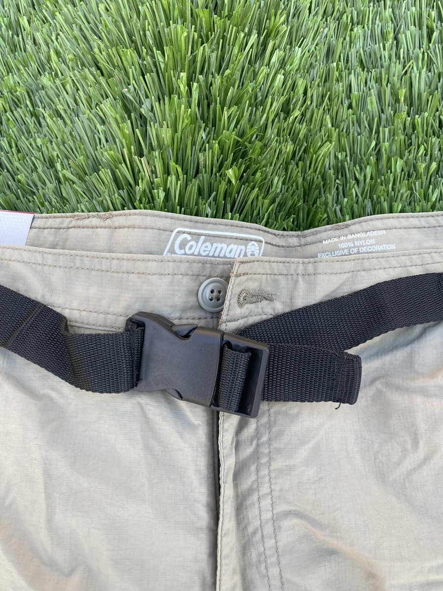 Coleman Cargo Shorts Size XXL Ripstop Outdoor Hiking Belted