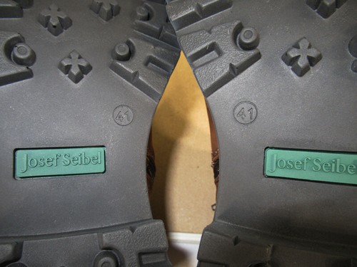 NUEVAS Botas de Cuero Josef Seibel Marta 03 Nubuck Gore & Cremallera 41/10-10.5 Brasil Marrón - Imagen 11 de 12