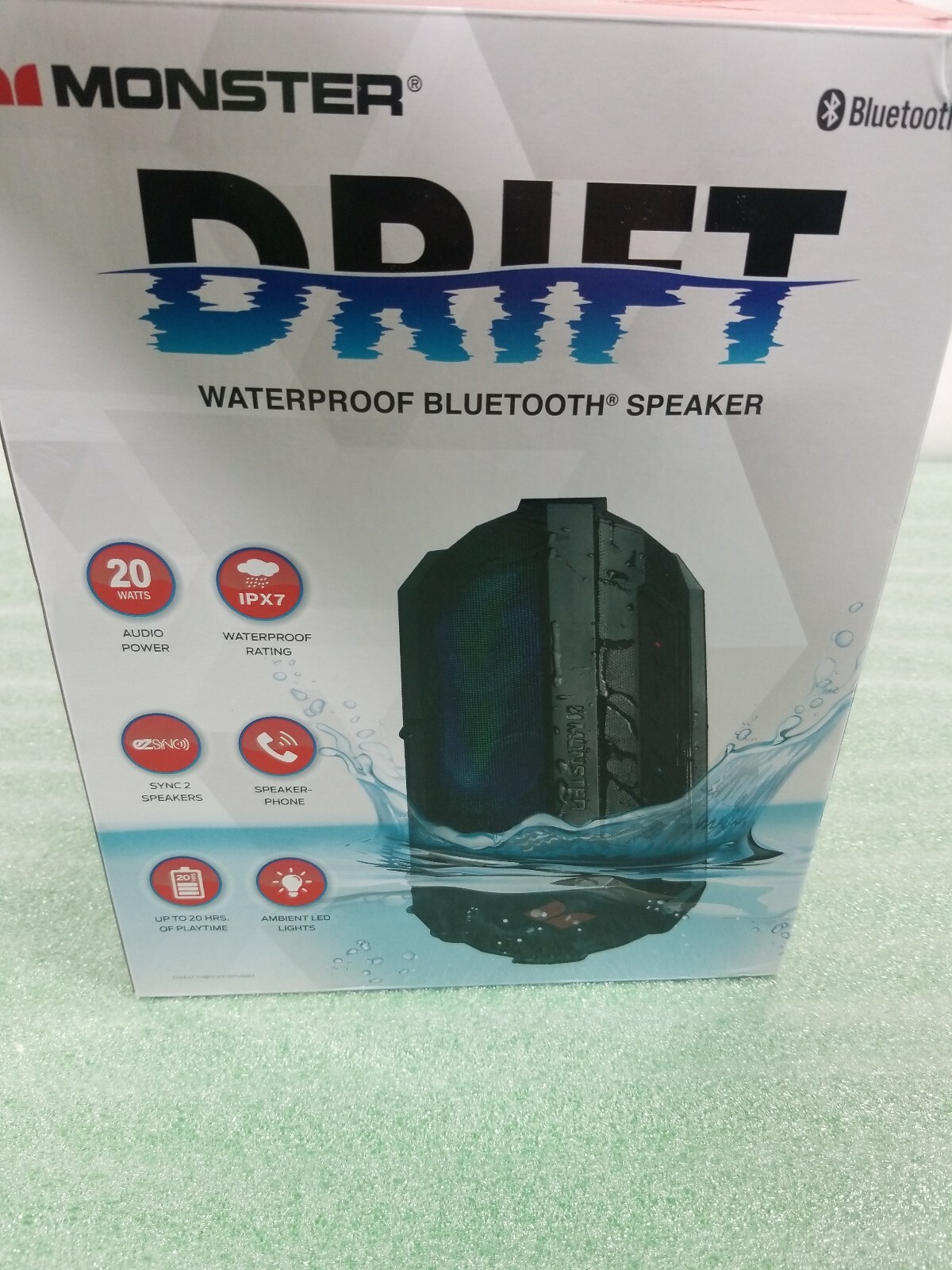 monster adventurer weatherproof bluetooth speaker