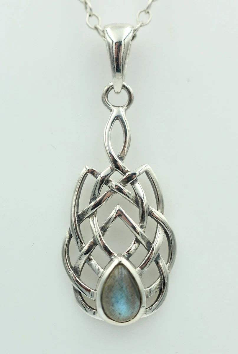 Collana in argento con labradorite - Italia