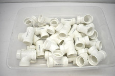 Lot of 28 Charlotte Pipe Schedule 40 1-1/2" Hub x 2" Dia Hub PVC 028A White
