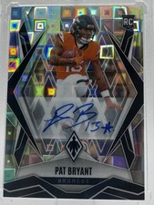 2025 Panini Phoenix Football #184 Pat Bryant Silver Pandora Auto RC - ILL | DEN