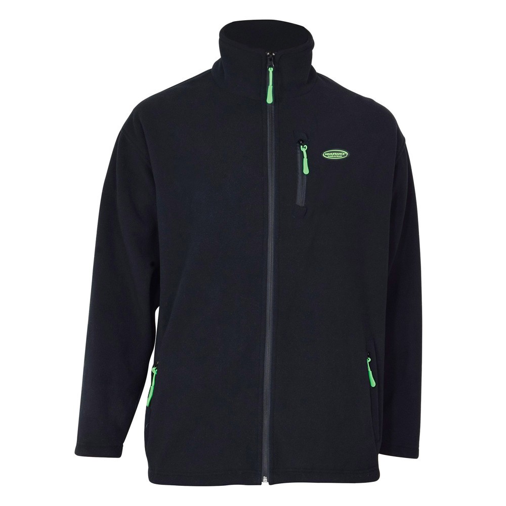 Veste polaire Manufrance chaude respirante blouson outdoor hiver gris