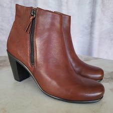 Ecco Comfort Sytem Veg Tanned Ankle Boots Zip...