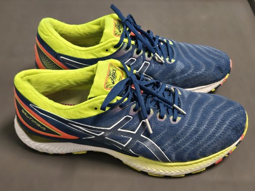 Asics GEL-NIMBUS 22 Mako Blue 1011A930 Men's Athletic Shoes size 10.5 - Picture 3 of 18