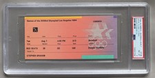 1984 Olympic Baseball Ticket - Gold Medal Game - USA v Japan - PSA 8 - Pop 2