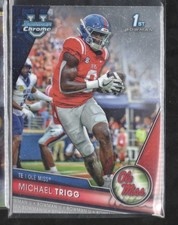 2022 UNIVERSITY PROSPECT FOOTBALL #128 MICHAEL TRIGG CHROME