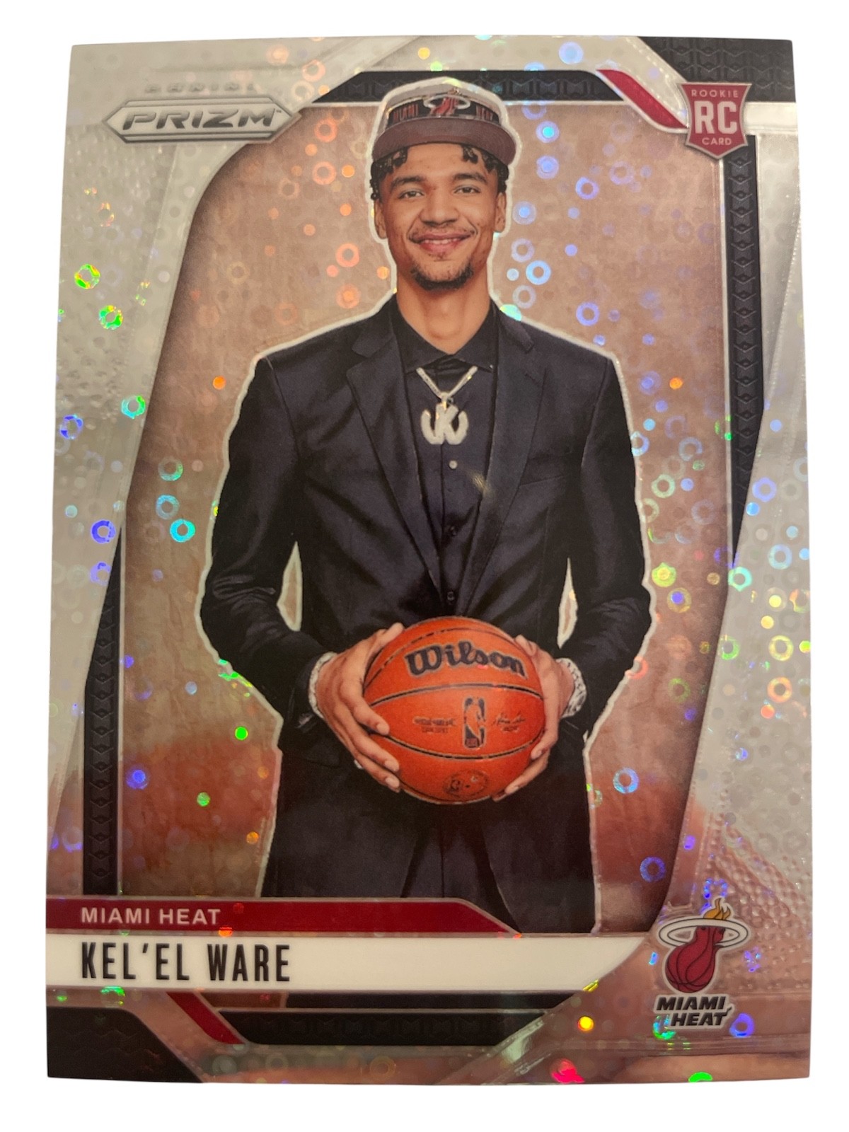2024-25 Panini Prizm Silver Disco Kel'El Ware Variation Rookie Card #248