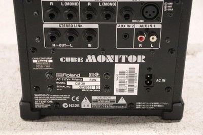 Roland CM-30 CUBE 30W 6.5 inch 2-way Portable Active Monitor | eBay