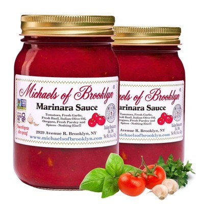 Marinara Sauce Tomatoes Fresh Basil Pasta, GMO-Free, Gluten-Free, Made with G...