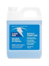 White Lightning Clean Ride 32 Ounce Dry Wax Bike Chain Lubricant